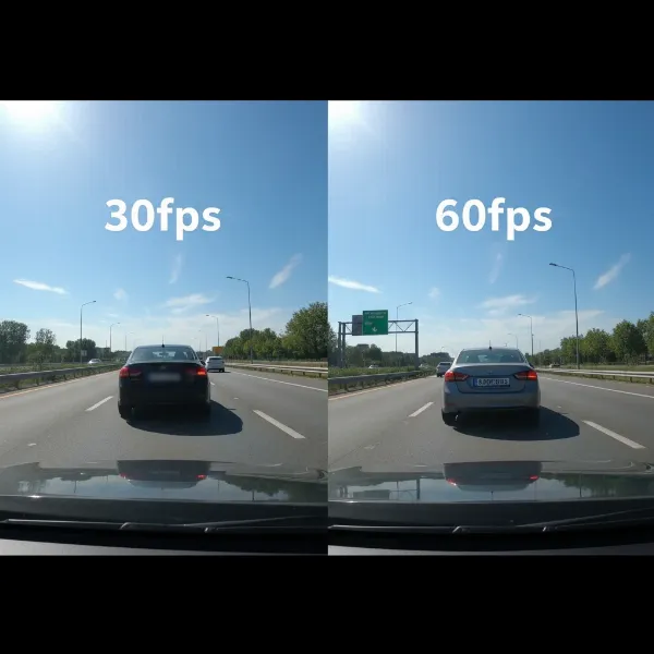 Decoding Dash Cam FPS: 30fps vs. 60fps for License Plate Clarity