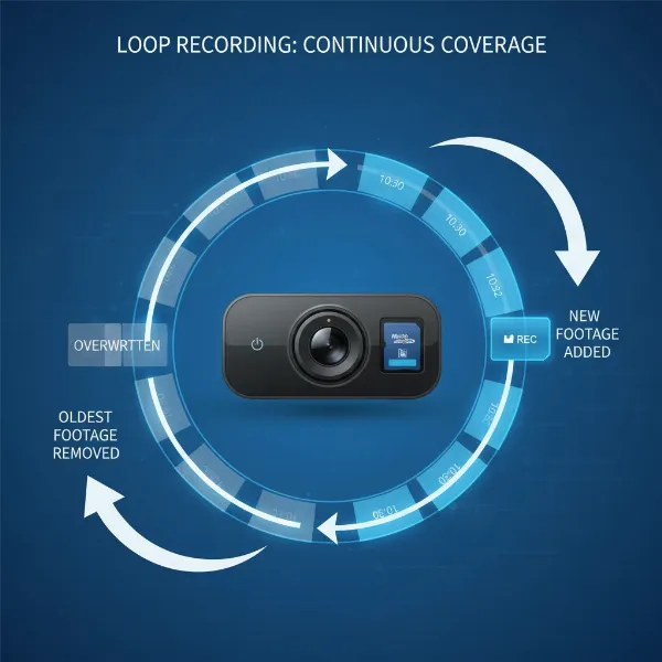 Loop Recording Explained: Why Your Dash Cam Card Is Never Full